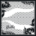 Black and white patterned Kufiya design with 'Yalla' branding