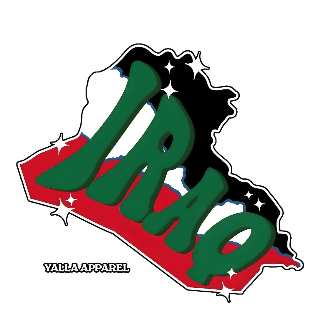 High quality Iraqi sticker that can be used anywhere